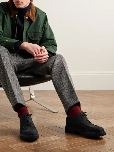 John Lobb Land Rugged Suede Derby Shoes - Men | Thumbnail 2 John Lobb Land Rugged Suede Derby Shoes - Men | Thumbnail 2