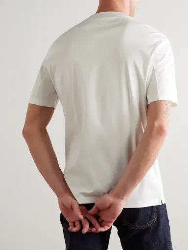 Brunello Cucinelli Cotton-Jersey T-Shirt - Men | Thumbnail 4