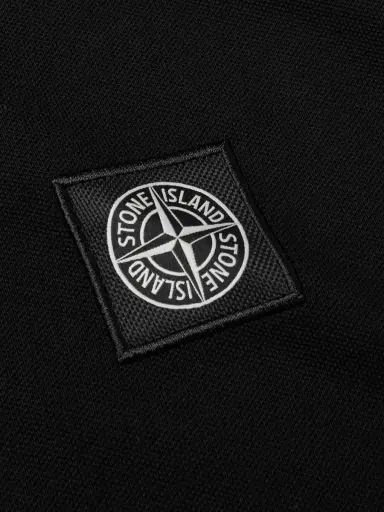 Stone Island Logo-Appliquéd Cotton-Blend Piqué Polo Shirt - Men | Thumbnail 4 Stone Island Logo-Appliquéd Cotton-Blend Piqué Polo Shirt - Men | Thumbnail 4