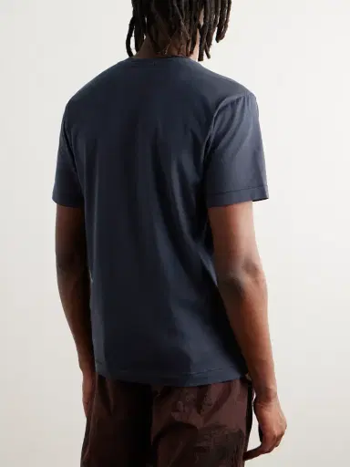 Stone Island Logo-Appliquéd Cotton-Jersey T-Shirt - Men | Thumbnail 3 Stone Island Logo-Appliquéd Cotton-Jersey T-Shirt - Men | Thumbnail 3