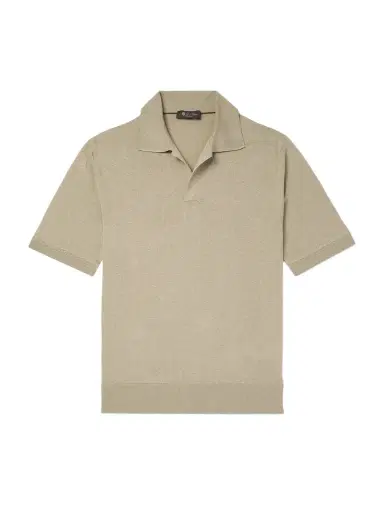 Loro Piana Silk and Linen-Blend Polo-Shirt - Men | Thumbnail 1