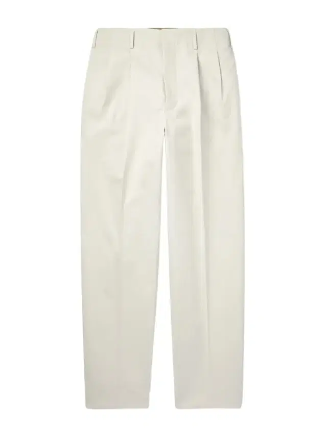 Loro Piana Gosen Straight-Leg Pleated Cotton-Blend Trousers - Men