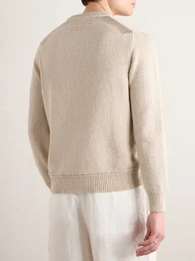 Zegna Organic Cotton and Silk-Blend Sweater - Men | Thumbnail 4 Zegna Organic Cotton and Silk-Blend Sweater - Men | Thumbnail 4