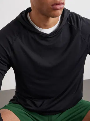 lululemon License to Train Stretch Recycled-Jersey Hoodie - Men | Thumbnail 5 lululemon License to Train Stretch Recycled-Jersey Hoodie - Men | Thumbnail 5