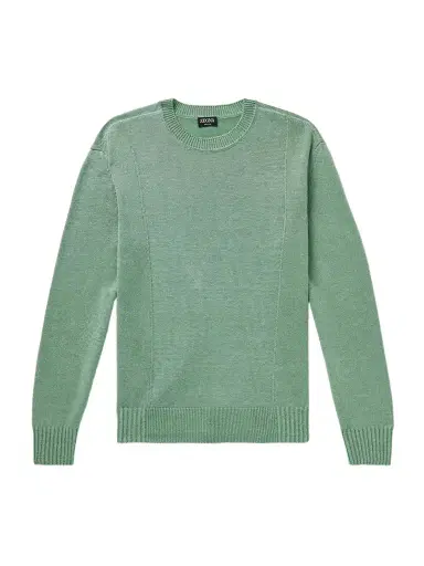 Zegna Linen and Silk-Blend Sweater - Men | Thumbnail 1 Zegna Linen and Silk-Blend Sweater - Men | Thumbnail 1