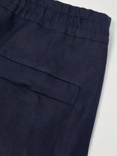 Zegna Tapered Oasi Linen Trousers - Men | Thumbnail 4