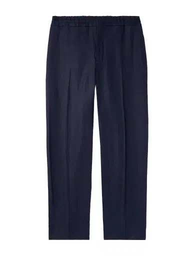 Zegna Tapered Oasi Linen Trousers - Men | Thumbnail 1