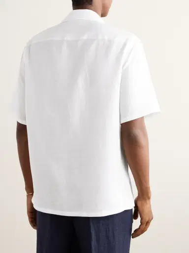 Zegna Camp-Collar Oasi Linen Shirt - Men | Thumbnail 3 Zegna Camp-Collar Oasi Linen Shirt - Men | Thumbnail 3