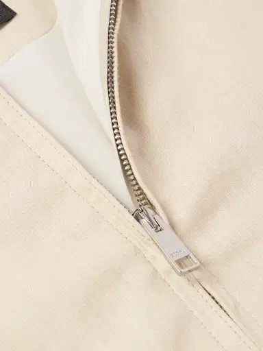 Zegna Leather-Trimmed Oasi Linen Jacket - Men | Thumbnail 4 Zegna Leather-Trimmed Oasi Linen Jacket - Men | Thumbnail 4