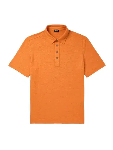 Zegna Slim-Fit Linen Polo Shirt - Men | Thumbnail 1 Zegna Slim-Fit Linen Polo Shirt - Men | Thumbnail 1
