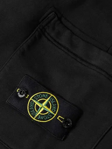 Stone Island Straight-Leg Logo-Appliquéd Garment-Dyed Cotton-Jersey Drawstring Shorts - Men | Thumbnail 6
