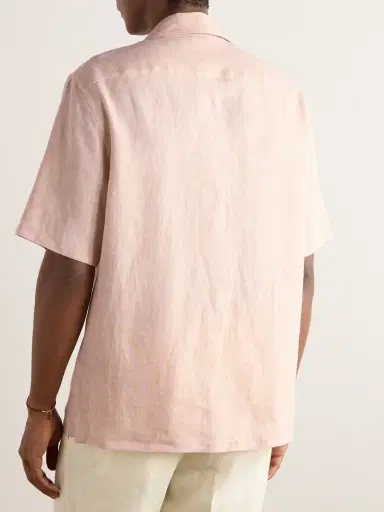 Zegna Camp-Collar Oasi Linen Shirt - Men | Thumbnail 3 Zegna Camp-Collar Oasi Linen Shirt - Men | Thumbnail 3