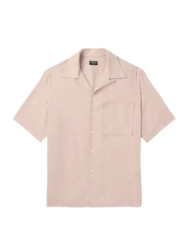 Zegna Camp-Collar Oasi Linen Shirt - Men