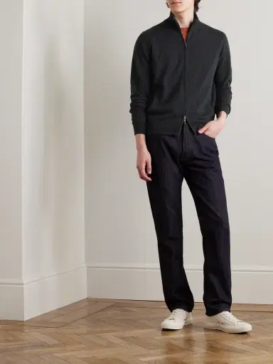 Loro Piana Cashmere Zip-Up Sweater - Men | Thumbnail 2 Loro Piana Cashmere Zip-Up Sweater - Men | Thumbnail 2