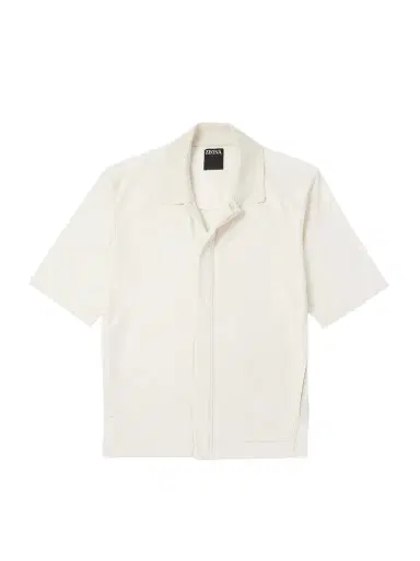 Zegna Cotton and Silk-Blend Terry Shirt - Men | Thumbnail 1 Zegna Cotton and Silk-Blend Terry Shirt - Men | Thumbnail 1
