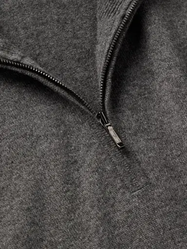 Loro Piana Slim-Fit Baby Cashmere Half-Zip Sweater - Men | Thumbnail 5 Loro Piana Slim-Fit Baby Cashmere Half-Zip Sweater - Men | Thumbnail 5