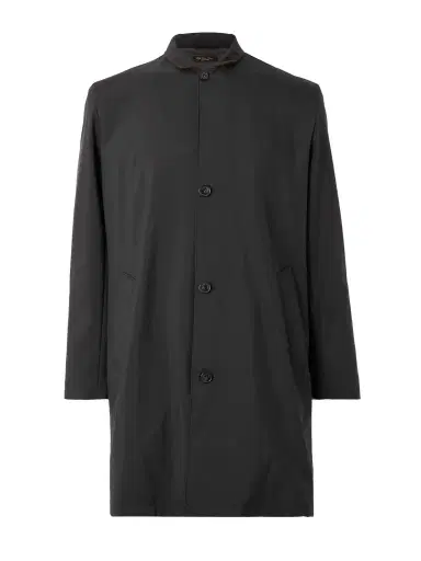 Loro Piana Sebring Windmate Suede-Trimmed Storm System® Shell Car Coat - Men | Thumbnail 1