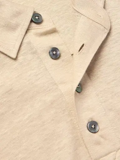 Zegna Slim-Fit Linen Polo Shirt - Men | Thumbnail 4 Zegna Slim-Fit Linen Polo Shirt - Men | Thumbnail 4