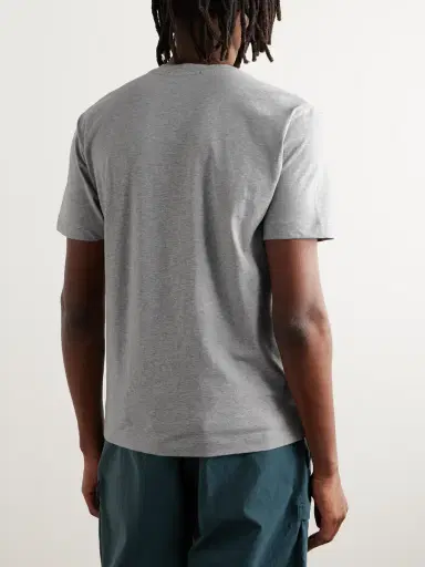 Stone Island Logo-Appliquéd Cotton-Jersey T-Shirt - Men | Thumbnail 4 Stone Island Logo-Appliquéd Cotton-Jersey T-Shirt - Men | Thumbnail 4