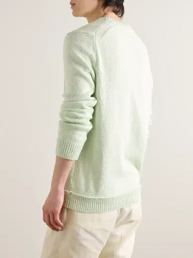 Zegna Organic Cotton and Silk-Blend Sweater - Men | Thumbnail 3 Zegna Organic Cotton and Silk-Blend Sweater - Men | Thumbnail 3
