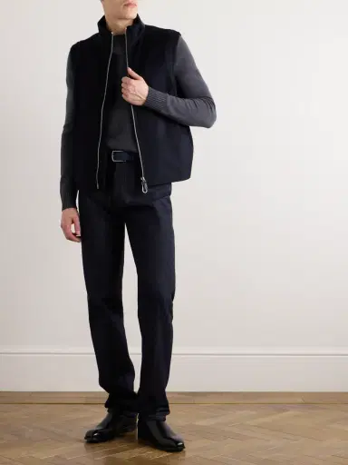 Loro Piana Parksville Baby Cashmere Sweater - Men | Thumbnail 2