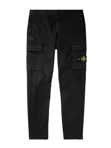 Stone Island Tapered Stretch-Cotton Cargo Trousers - Men | Thumbnail 1 Stone Island Tapered Stretch-Cotton Cargo Trousers - Men | Thumbnail 1