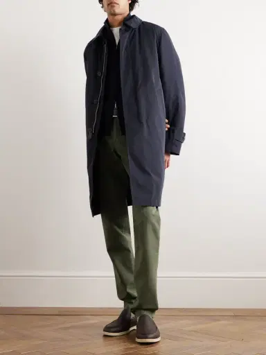 Loro Piana Slim-Fit Stretch-Cotton Trousers - Men | Thumbnail 2 Loro Piana Slim-Fit Stretch-Cotton Trousers - Men | Thumbnail 2