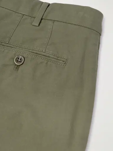 Loro Piana Slim-Fit Stretch-Cotton Trousers - Men | Thumbnail 4 Loro Piana Slim-Fit Stretch-Cotton Trousers - Men | Thumbnail 4
