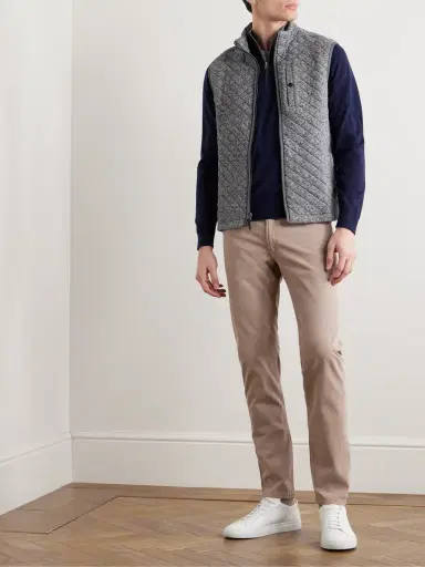 Peter Millar Excursionist Flex Wool-Blend Half-Zip Sweater - Men | Thumbnail 2