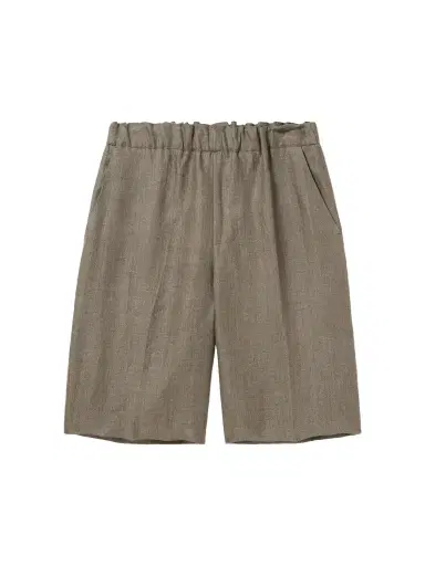 PIACENZA 1733 Tapered Linen-Twill Bermuda Shorts - Men | Thumbnail 1