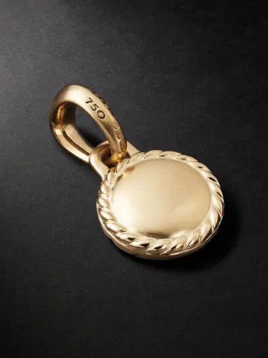 David Yurman Evil Eye 18-Karat Gold Sapphire Pendant - Men | Thumbnail 3 David Yurman Evil Eye 18-Karat Gold Sapphire Pendant - Men | Thumbnail 3