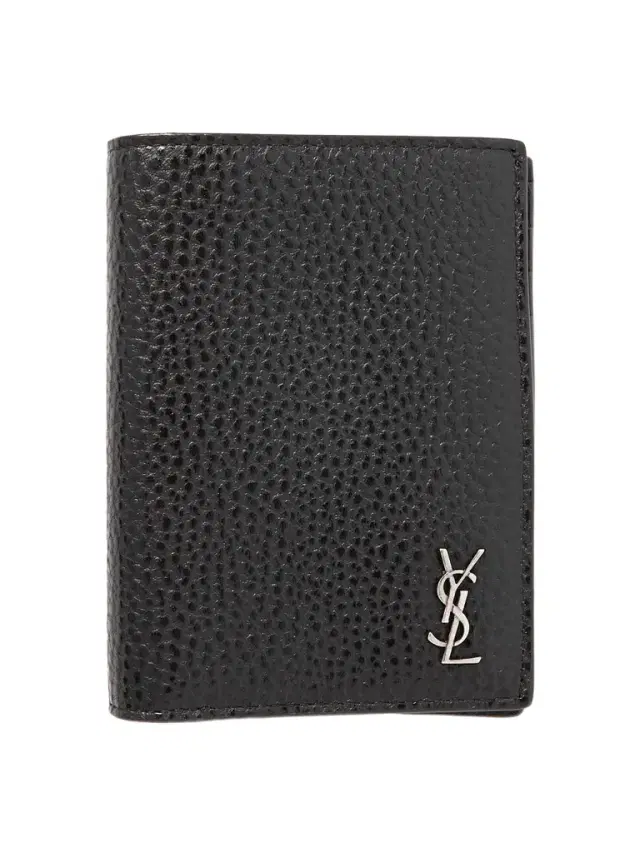 Tiny Cassandre Logo-Appliquéd Full-Grain Leather Bifold Wallet - Men