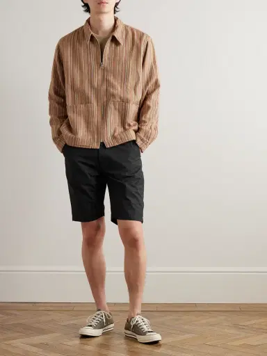 OrSlow New Yorker Straight-Leg Cotton-Ripstop Drawstring Shorts - Men | Thumbnail 2 OrSlow New Yorker Straight-Leg Cotton-Ripstop Drawstring Shorts - Men | Thumbnail 2