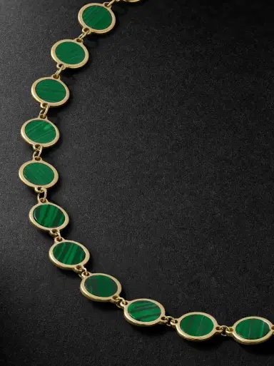 JIA JIA 14-Karat Gold and Malachite Bracelet - Men | Thumbnail 5 JIA JIA 14-Karat Gold and Malachite Bracelet - Men | Thumbnail 5