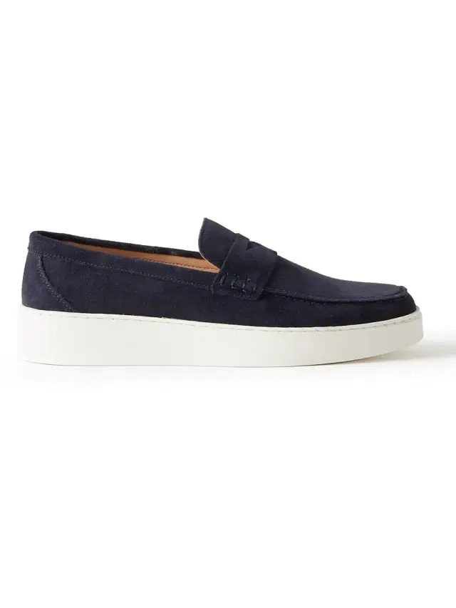 Peter Suede Penny Loafers - Men