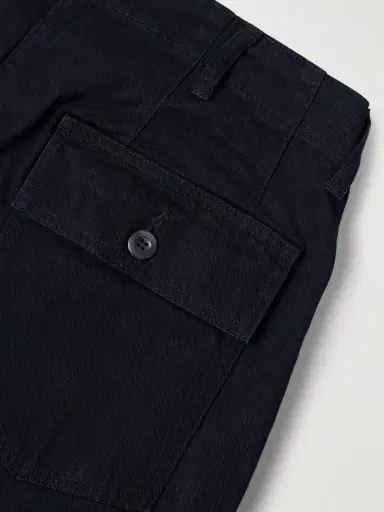 Blue Blue Japan Straight-Leg Indigo-Dyed TENCEL™ Lyocell-Blend Twill Trousers - Men | Thumbnail 4 Blue Blue Japan Straight-Leg Indigo-Dyed TENCEL™ Lyocell-Blend Twill Trousers - Men | Thumbnail 4
