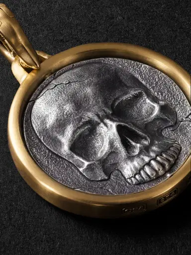 David Yurman Life and Death 18-Karat Gold and Sterling Silver Pendant - Men | Thumbnail 3 David Yurman Life and Death 18-Karat Gold and Sterling Silver Pendant - Men | Thumbnail 3