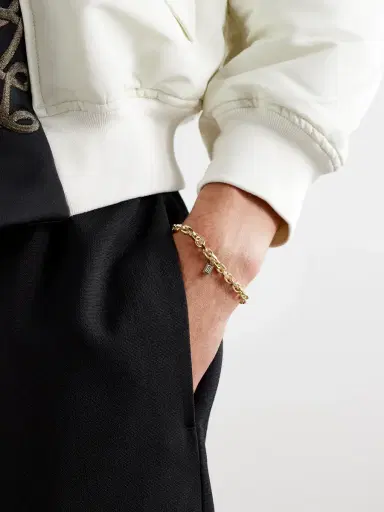 Sydney Evan Gold Diamond Chain Bracelet - Men | Thumbnail 2