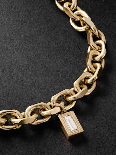 Sydney Evan Gold Diamond Chain Bracelet - Men | Thumbnail 4