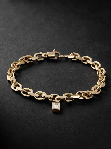 Sydney Evan Gold Diamond Chain Bracelet - Men | Thumbnail 1