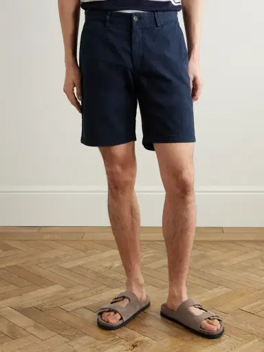 MR P. Straight-Leg Garment-Dyed Cotton-Blend Twill Bermuda Shorts - Men | Thumbnail 3 MR P. Straight-Leg Garment-Dyed Cotton-Blend Twill Bermuda Shorts - Men | Thumbnail 3