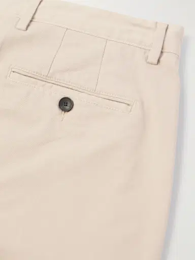 MR P. Straight-Leg Garment-Dyed Cotton-Blend Twill Bermuda Shorts - Men | Thumbnail 5