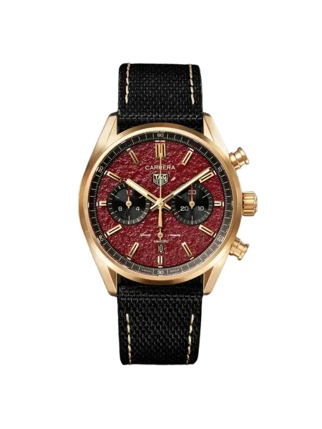 BAMFORD WATCH DEPARTMENT TAG Heuer Carrera Limited Edition Automatic 18-Karat Gold Watch - Men