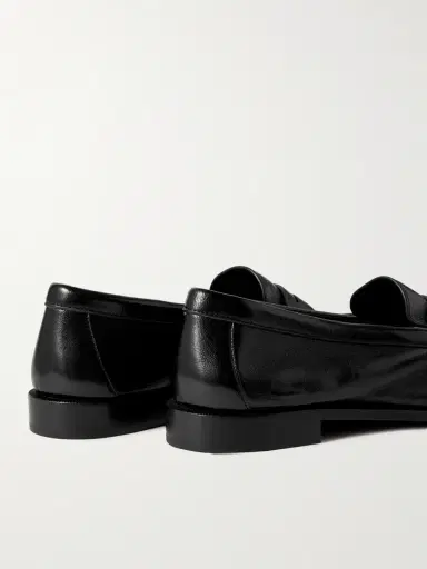Saint Laurent Le Loafer Monogram Logo-Appliquéd Leather Penny Loafers - Men | Thumbnail 4 Saint Laurent Le Loafer Monogram Logo-Appliquéd Leather Penny Loafers - Men | Thumbnail 4