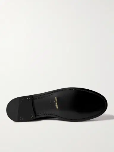 Saint Laurent Le Loafer Monogram Logo-Appliquéd Leather Penny Loafers - Men | Thumbnail 6 Saint Laurent Le Loafer Monogram Logo-Appliquéd Leather Penny Loafers - Men | Thumbnail 6