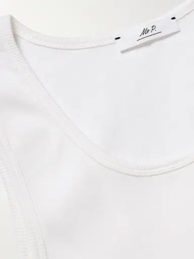 MR P. Ribbed Stretch-Cotton Jersey Tank Top - Men | Thumbnail 5