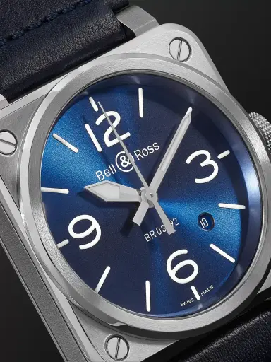 Bell & Ross BR 03-92 Blue Steel Automatic Steel Watch, Ref. BR0392-BLU-ST/SCA - Men | Thumbnail 3 Bell & Ross BR 03-92 Blue Steel Automatic Steel Watch, Ref. BR0392-BLU-ST/SCA - Men | Thumbnail 3