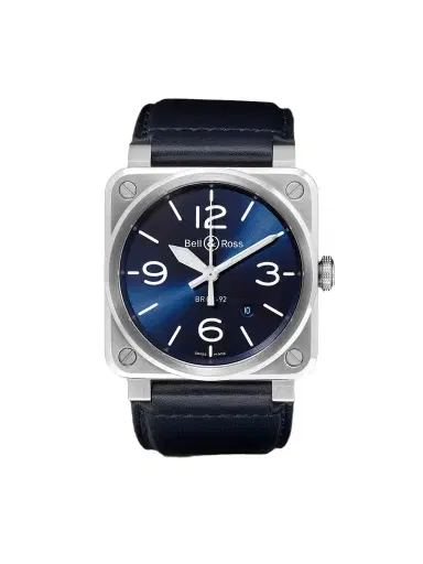 Bell & Ross BR 03-92 Blue Steel Automatic Steel Watch, Ref. BR0392-BLU-ST/SCA - Men | Thumbnail 1 Bell & Ross BR 03-92 Blue Steel Automatic Steel Watch, Ref. BR0392-BLU-ST/SCA - Men | Thumbnail 1