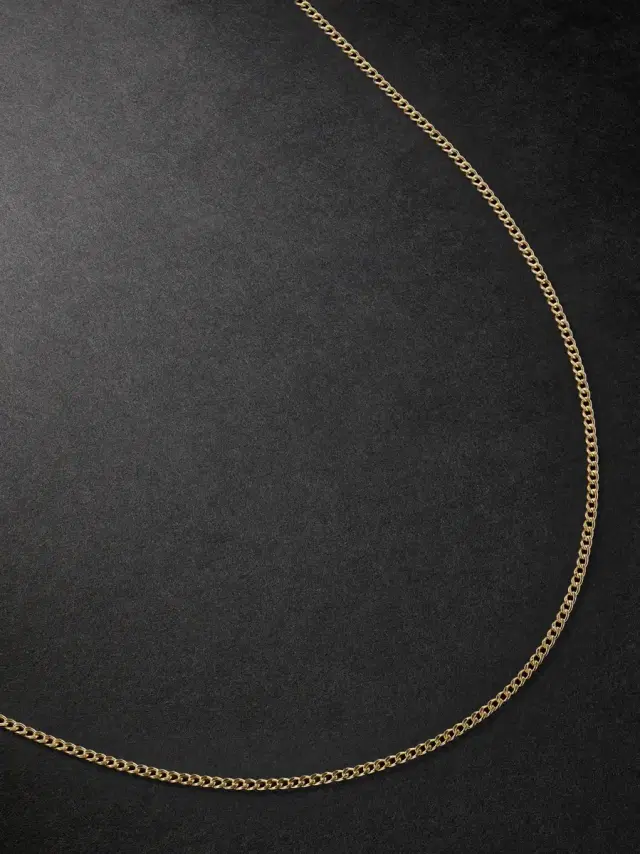 18-Karat Gold Chain Necklace - Men