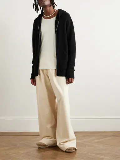 The Elder Statesman Cashmere Zip-Up Hoodie - Men | Thumbnail 2